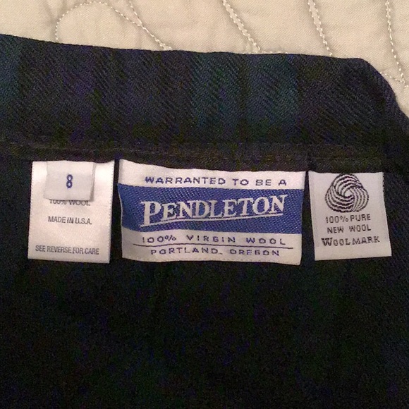 Pendleton plaid pleated skirt - Picture 2 of 7